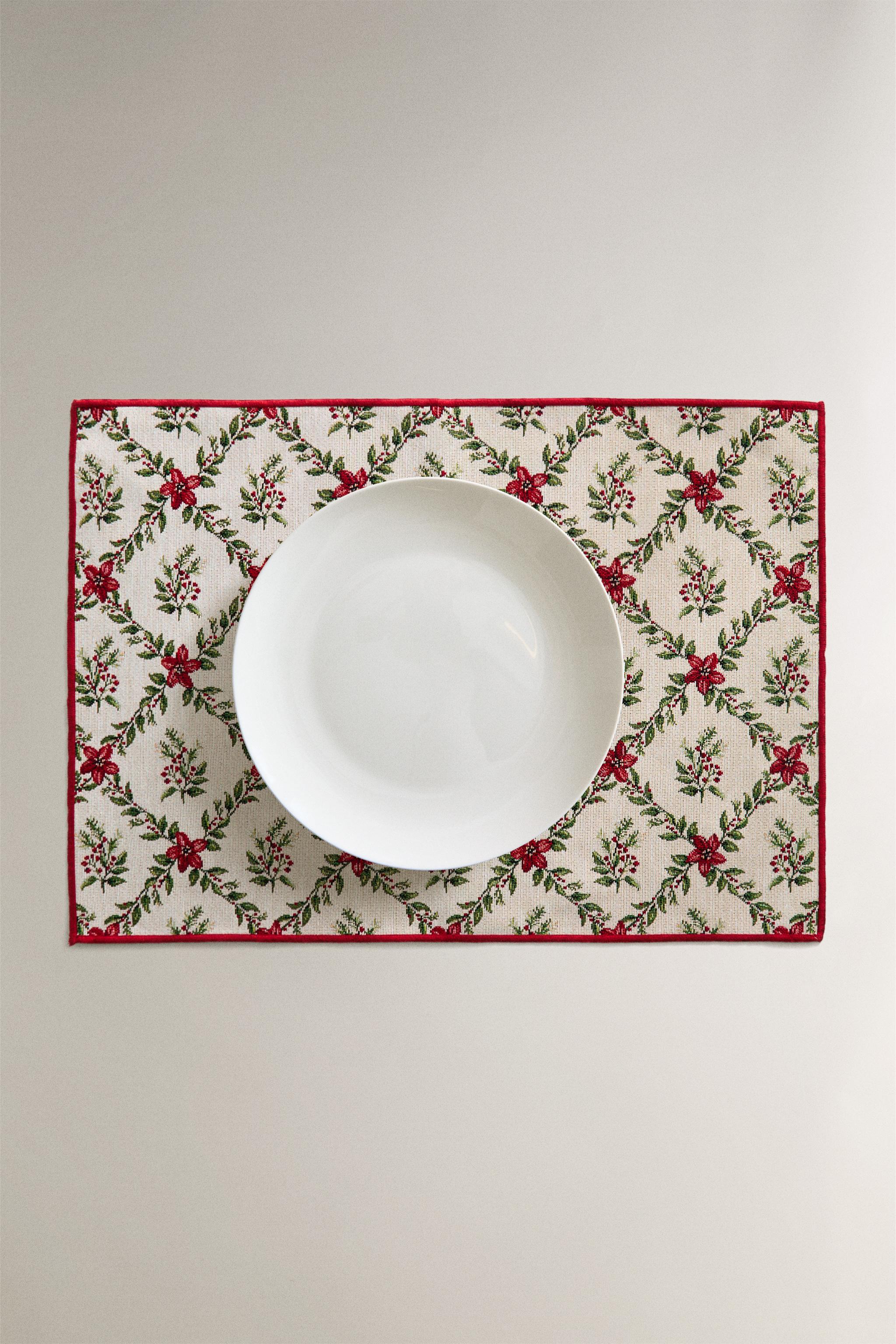 CHRISTMAS DIAMOND JACQUARD PLACEMAT